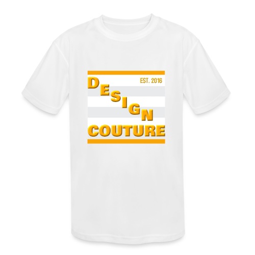 DESIGN COUTURE EST 2016 ORANGE - Kids' Moisture Wicking Performance T-Shirt
