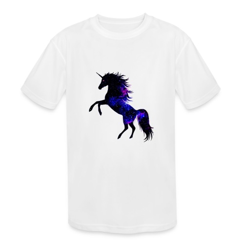 Galaxy Unicorn - Kids' Moisture Wicking Performance T-Shirt
