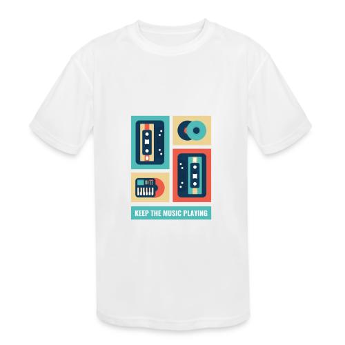 Music and Bands Pop design - Kids' Moisture Wicking Performance T-Shirt