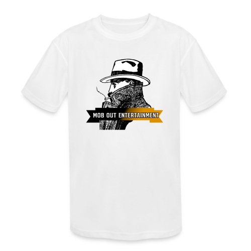 Mob Out Ent Logo - Kids' Moisture Wicking Performance T-Shirt