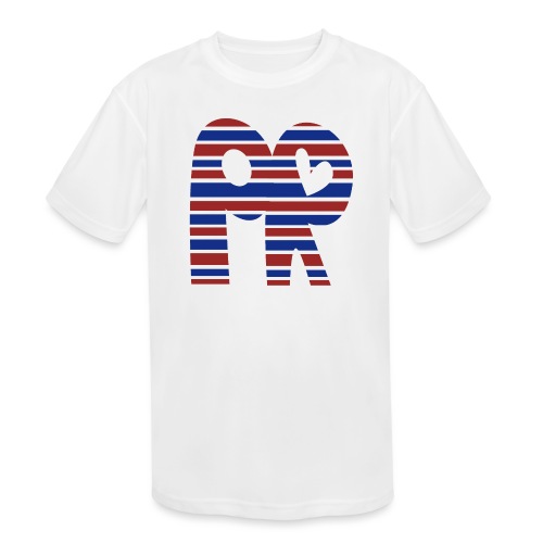 Puerto Rico is PR - Kids' Moisture Wicking Performance T-Shirt