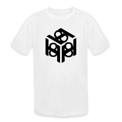 H 8 box logo design - Kids' Moisture Wicking Performance T-Shirt