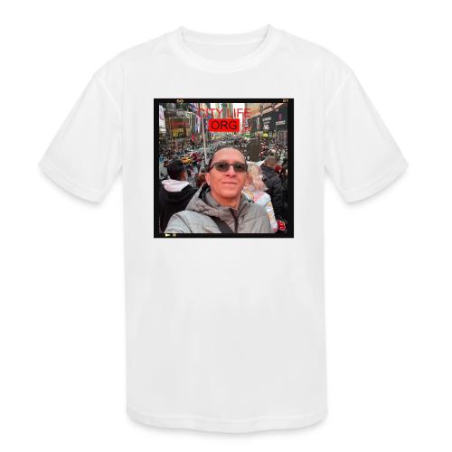 City Life Org Manhattan ft Jean - Kids' Moisture Wicking Performance T-Shirt