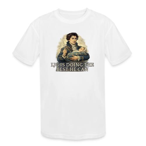 Lord John Is Doing His Best - Kids' Moisture Wicking Performance T-Shirt