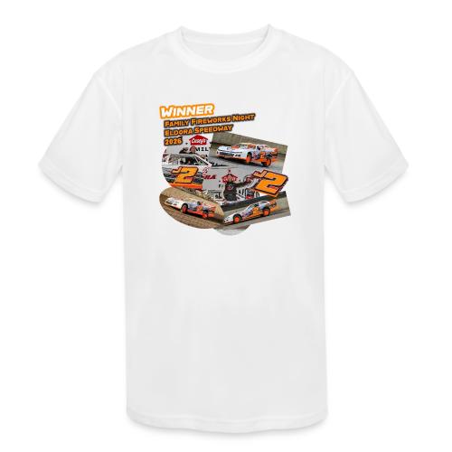 Rob Trent Eldora Speedway FFN#1 Design 1 - Kids' Moisture Wicking Performance T-Shirt