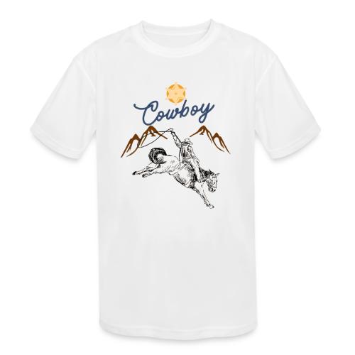 Wild West Cowboy Ride - Kids' Moisture Wicking Performance T-Shirt