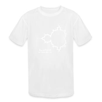 Fractal The Mandelbrot Set Math Formula - Kids' Moisture Wicking Performance T-Shirt - white - Front