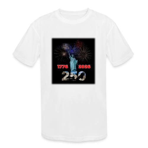 1776 - 2026 - 250 Years USA | Fireworks - Kids' Moisture Wicking Performance T-Shirt