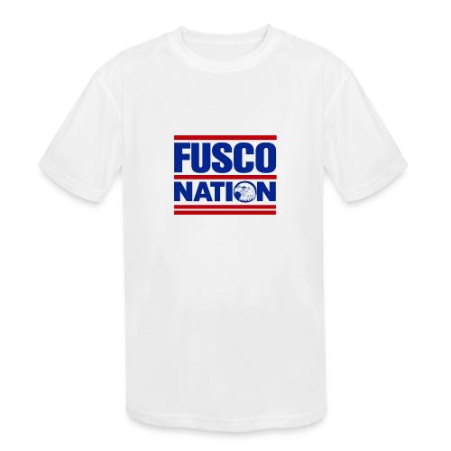 Fusco Nation with Eagle (250th Show Commemorative) - Kids' Moisture Wicking Performance T-Shirt