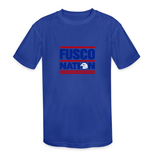 Fusco Nation with Eagle (250th Show Commemorative) - Kids' Moisture Wicking Performance T-Shirt