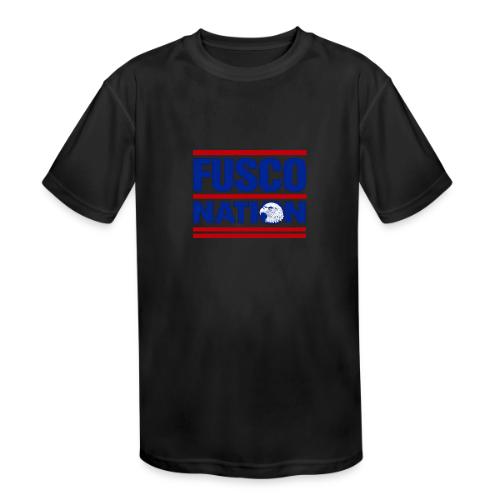 Fusco Nation with Eagle (250th Show Commemorative) - Kids' Moisture Wicking Performance T-Shirt