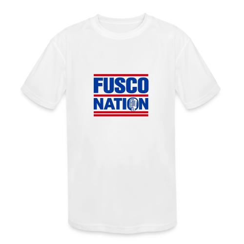 Fusco Nation with Mic (250th Show Commemorative) - Kids' Moisture Wicking Performance T-Shirt