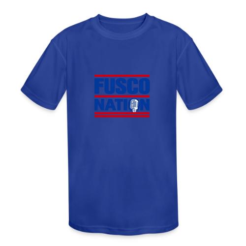 Fusco Nation with Mic (250th Show Commemorative) - Kids' Moisture Wicking Performance T-Shirt