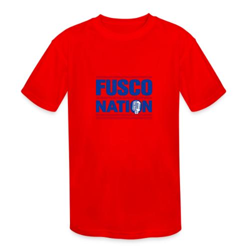 Fusco Nation with Mic (250th Show Commemorative) - Kids' Moisture Wicking Performance T-Shirt