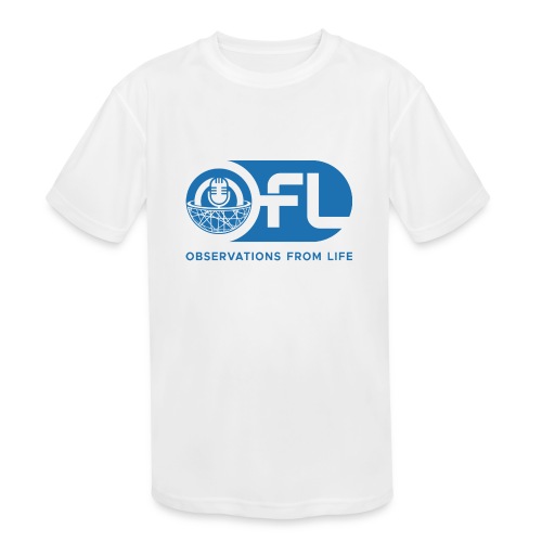 Observations from Life Logo - Kids' Moisture Wicking Performance T-Shirt