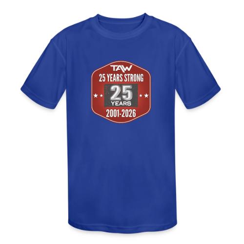 25 YRS - Kids' Moisture Wicking Performance T-Shirt