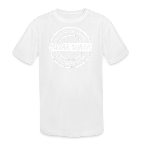 Shack logo White - Kids' Moisture Wicking Performance T-Shirt