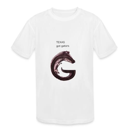 Texas gator - Kids' Moisture Wicking Performance T-Shirt