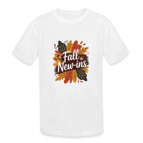 Fall New-Ins Autumn Leaves Acorn Seasonal Outfit - Kids' Moisture Wicking Performance T-Shirt