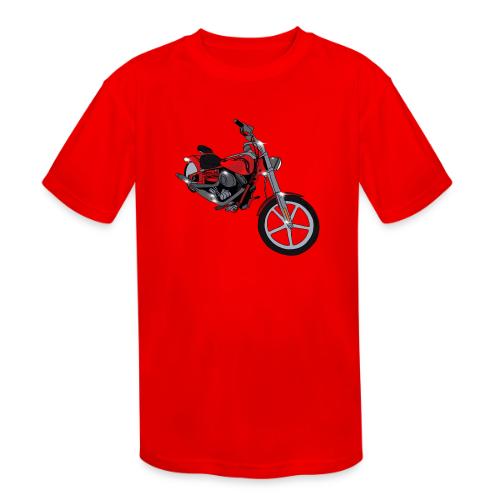 Motorcycle red - Kids' Moisture Wicking Performance T-Shirt
