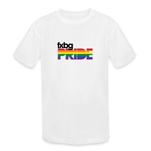 FXBG PRIDE LOGO - Kids' Moisture Wicking Performance T-Shirt