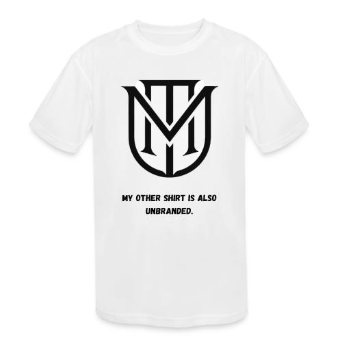 My Other Shirt Is Also Unbranded T-Shirt | Quiet L - Kids' Moisture Wicking Performance T-Shirt