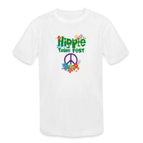 Hippie Tribe Fest Gear - Kids' Moisture Wicking Performance T-Shirt