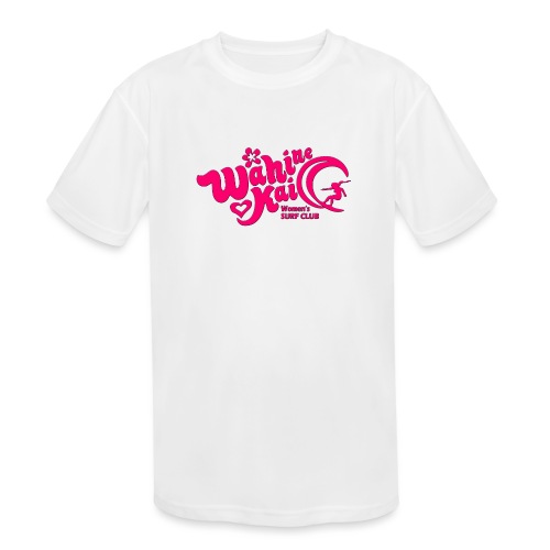 Wahine Kai Logo pink - Kids' Moisture Wicking Performance T-Shirt