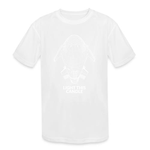 Light This Candle - White - Kids' Moisture Wicking Performance T-Shirt