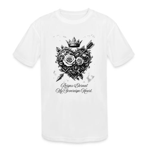 Royal Heart T-Shirt, Mug, & Leggings - Kids' Moisture Wicking Performance T-Shirt