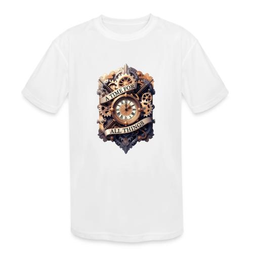 Ornate Clockwork T-Shirt - Kids' Moisture Wicking Performance T-Shirt