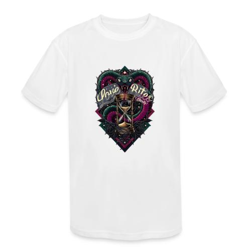 Love Bites (Literally) T-Shirt - Kids' Moisture Wicking Performance T-Shirt