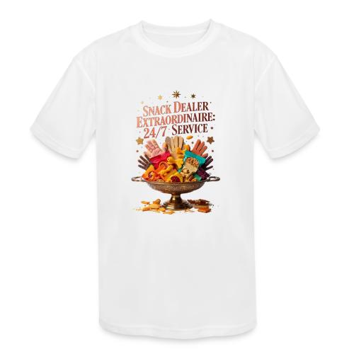 Snack Dealer Extraordinaire Tee, Mum Gift - Kids' Moisture Wicking Performance T-Shirt