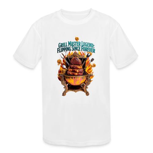 Grill Master Legend T Shirt - Kids' Moisture Wicking Performance T-Shirt