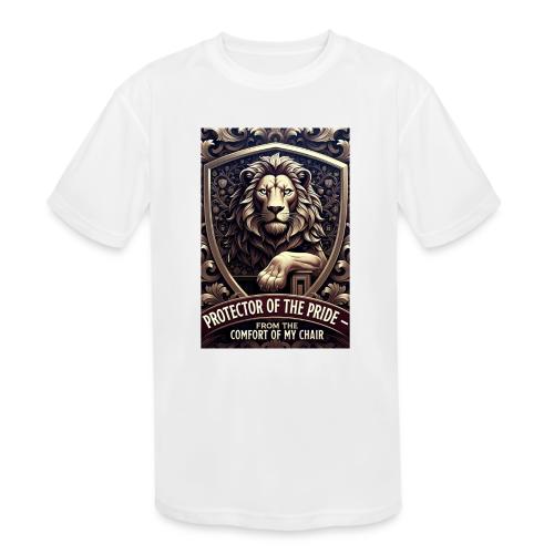 Lion King T Shirt, Funny Low-Effort Father Gift - Kids' Moisture Wicking Performance T-Shirt