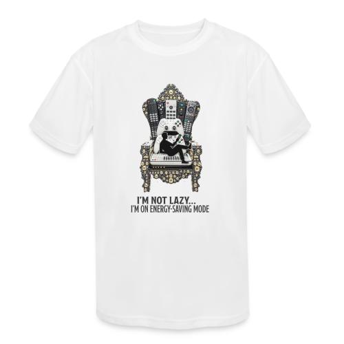 Remote Throne Procrastinator T Shirt, Dad Gift - Kids' Moisture Wicking Performance T-Shirt