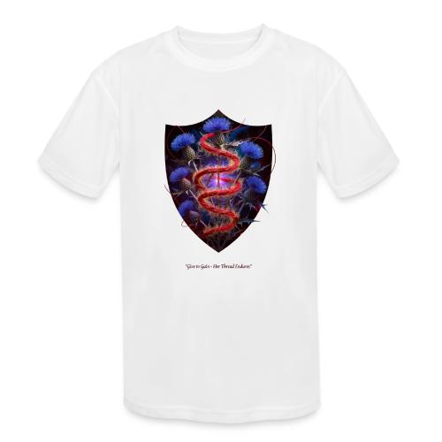 Women’s Day Crimson Thread Matriarch T Shirt, Gift - Kids' Moisture Wicking Performance T-Shirt
