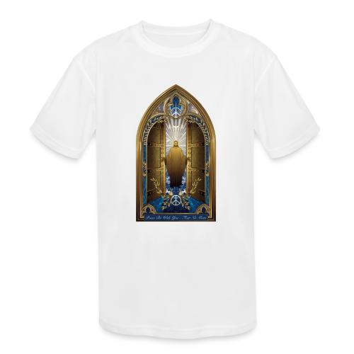 Easter Peace Be With You Locked Doors T Shirt,Gift - Kids' Moisture Wicking Performance T-Shirt