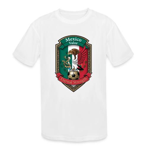 Mexico Eagle Valor T-Shirt, Pride Badge Gift - Kids' Moisture Wicking Performance T-Shirt