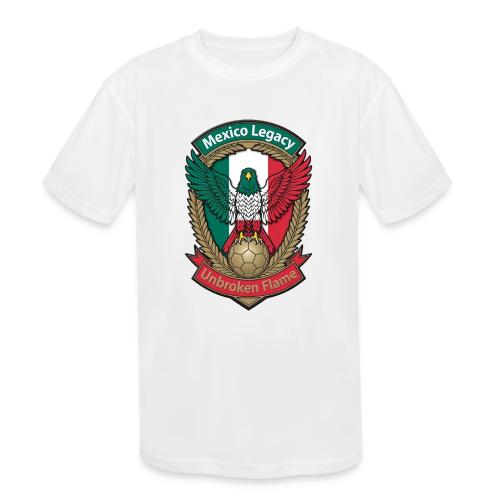 Mexico Eagle Legacy T-Shirt, Mexican Pride Gift - Kids' Moisture Wicking Performance T-Shirt