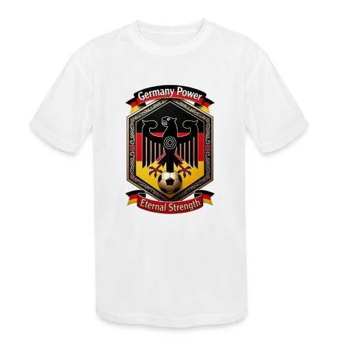 Germany Eagle Power T-Shirt, Flag Pride Gift - Kids' Moisture Wicking Performance T-Shirt