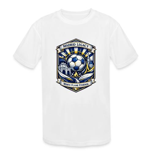 Madrid White Legacy T Shirt, Madrid Fan Gift - Kids' Moisture Wicking Performance T-Shirt