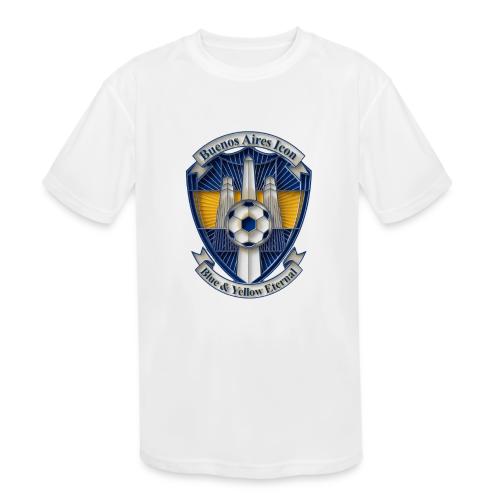 Buenos Aires Icon T Shirt, Soccer City Pride Gift - Kids' Moisture Wicking Performance T-Shirt