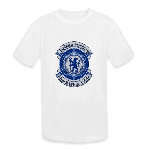 Chelsea Fortress T Shirt, Soccer City Pride Gift - Kids' Moisture Wicking Performance T-Shirt