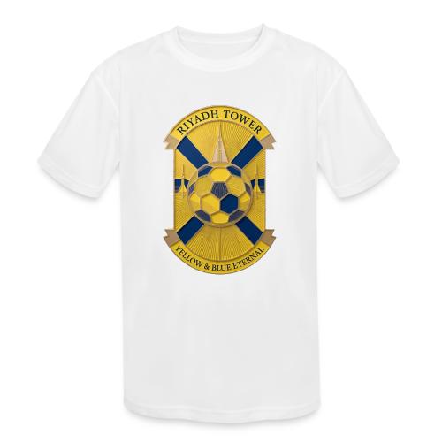 Riyadh Tower T Shirt, Football City Pride Gift - Kids' Moisture Wicking Performance T-Shirt