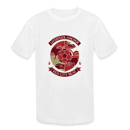 Liverpool Anchor T Shirt, Soccer City Pride Gift - Kids' Moisture Wicking Performance T-Shirt