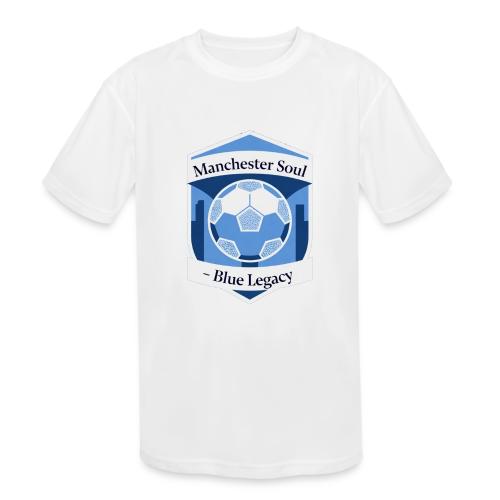 Manchester Soul Soccer City Emblem T Shirt, Gift - Kids' Moisture Wicking Performance T-Shirt