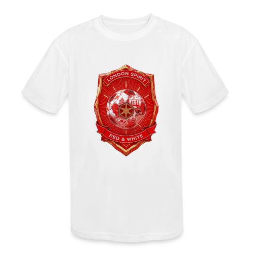 London is Red T Shirt, Football City Pride Gift - Kids' Moisture Wicking Performance T-Shirt