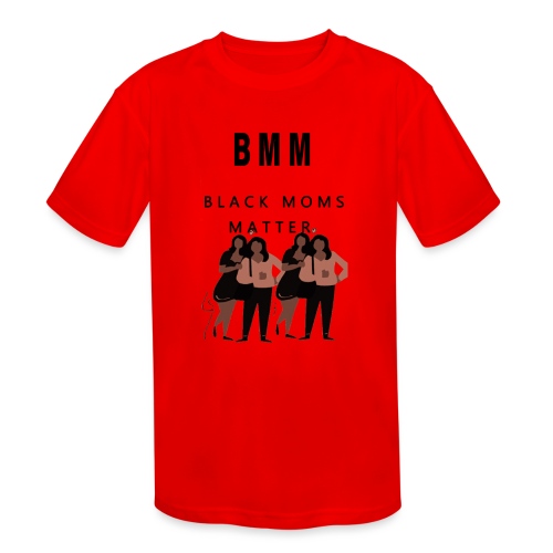 BMM 2 brown - Kids' Moisture Wicking Performance T-Shirt