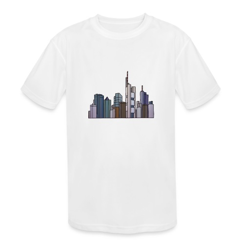 Frankfurt skyline - Kids' Moisture Wicking Performance T-Shirt